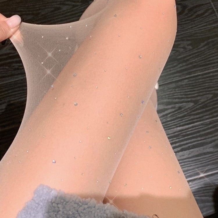 ⑧ Rhinestone Sparkle Tights – Diamond Shimmer Stockings