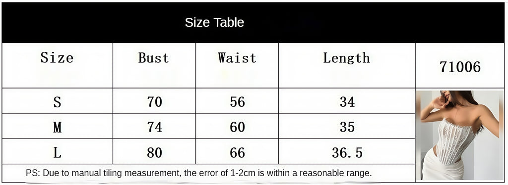 Lace Corset Top with Front Buttons – Slim Fit Bustier