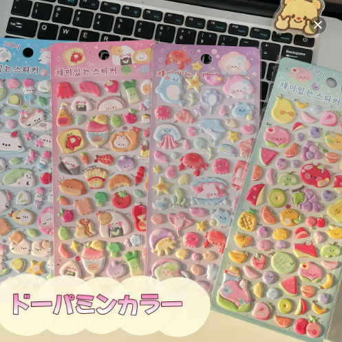 🥖DDシリーズ🥖もっちり食感風シール 4枚がある