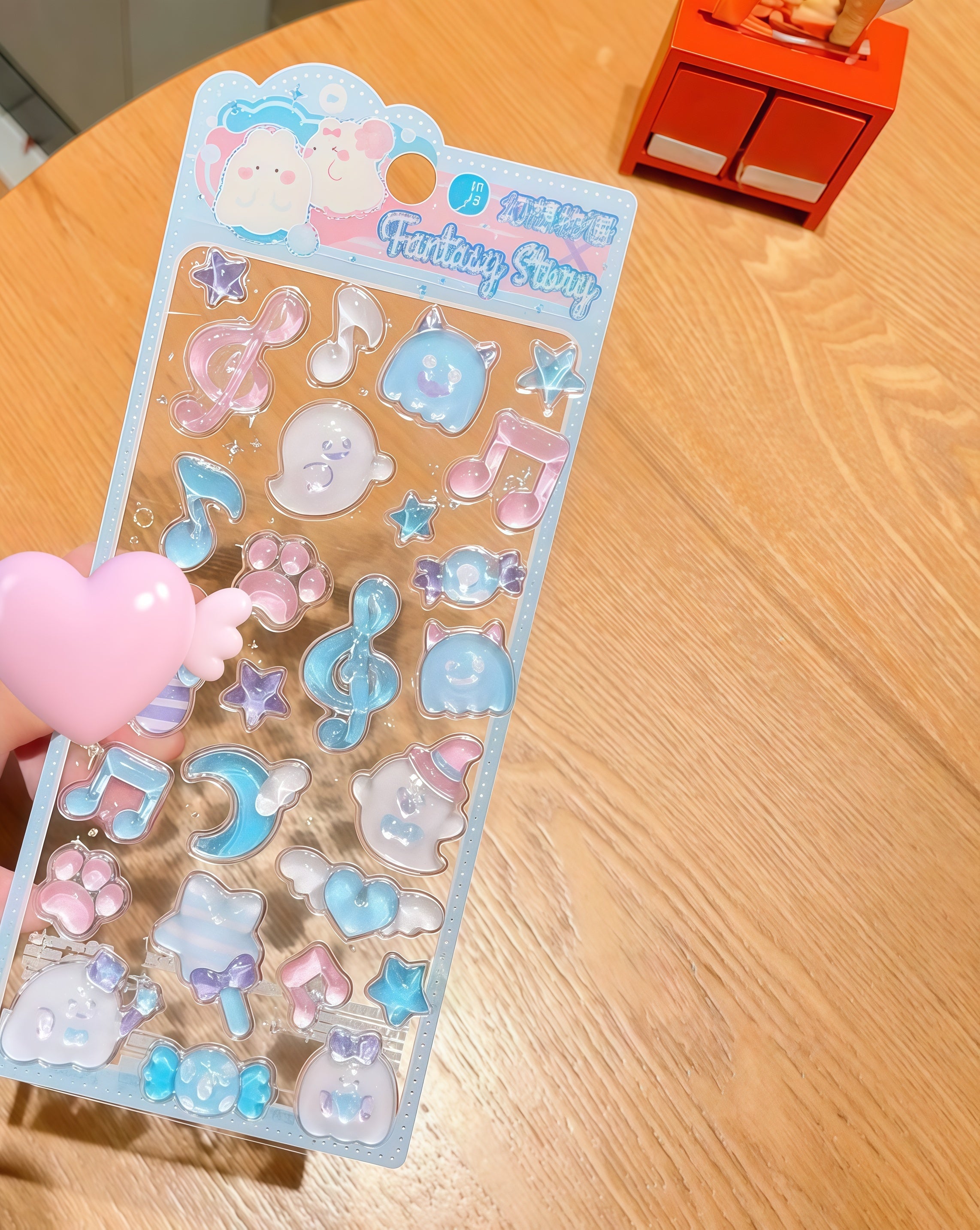 💎 CCシリーズ💎キラキラガラス風シール