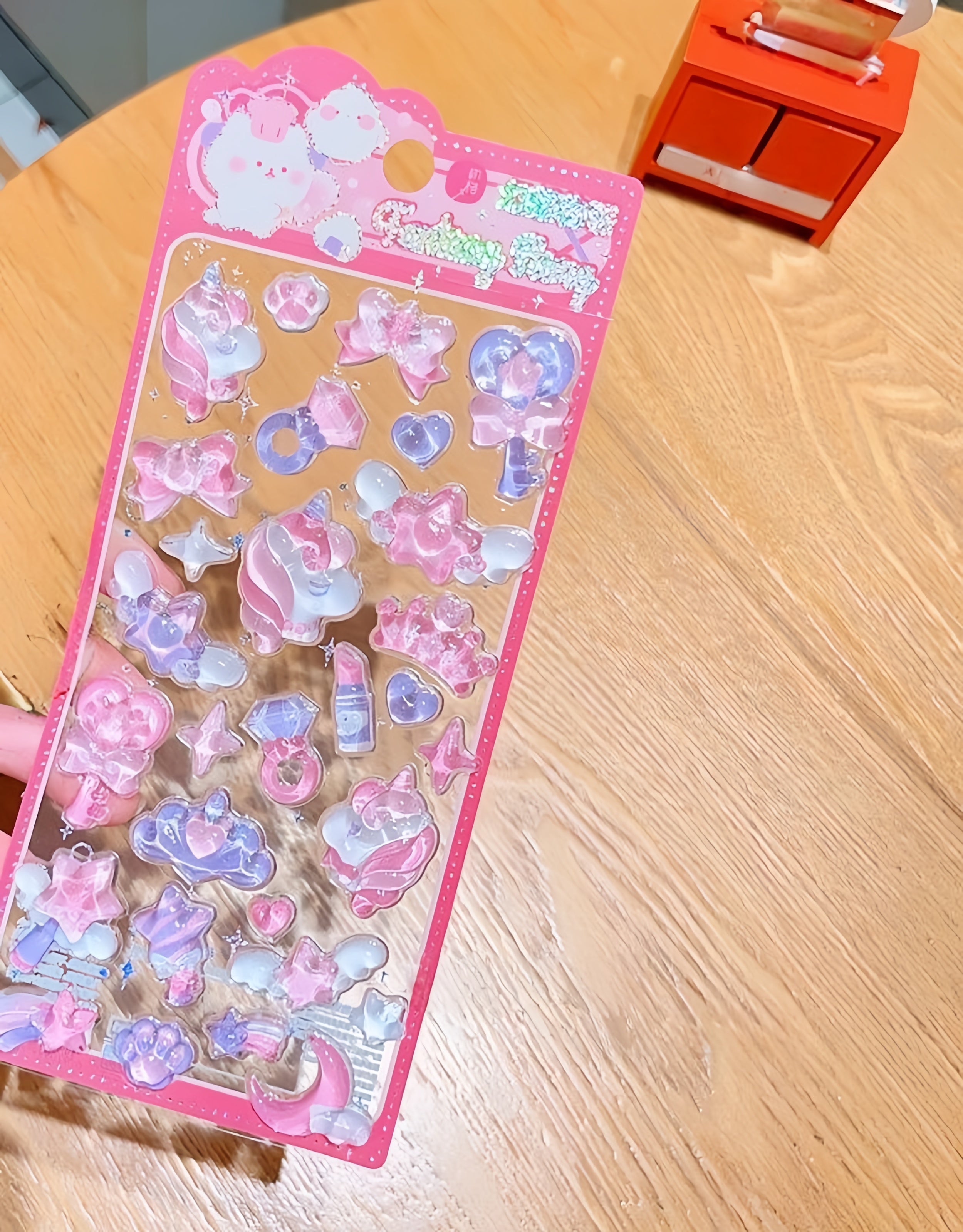 💎 CCシリーズ💎キラキラガラス風シール