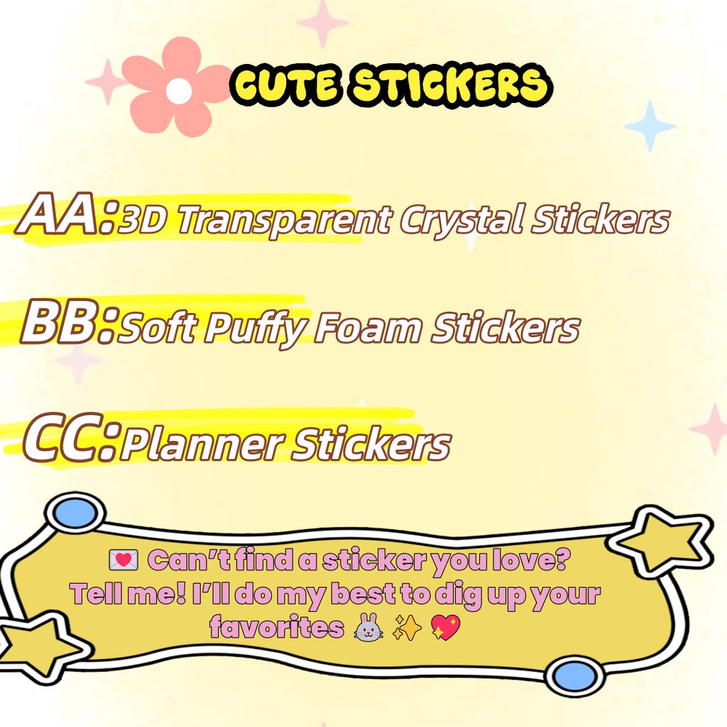 AAAA💕かわいいステッカー