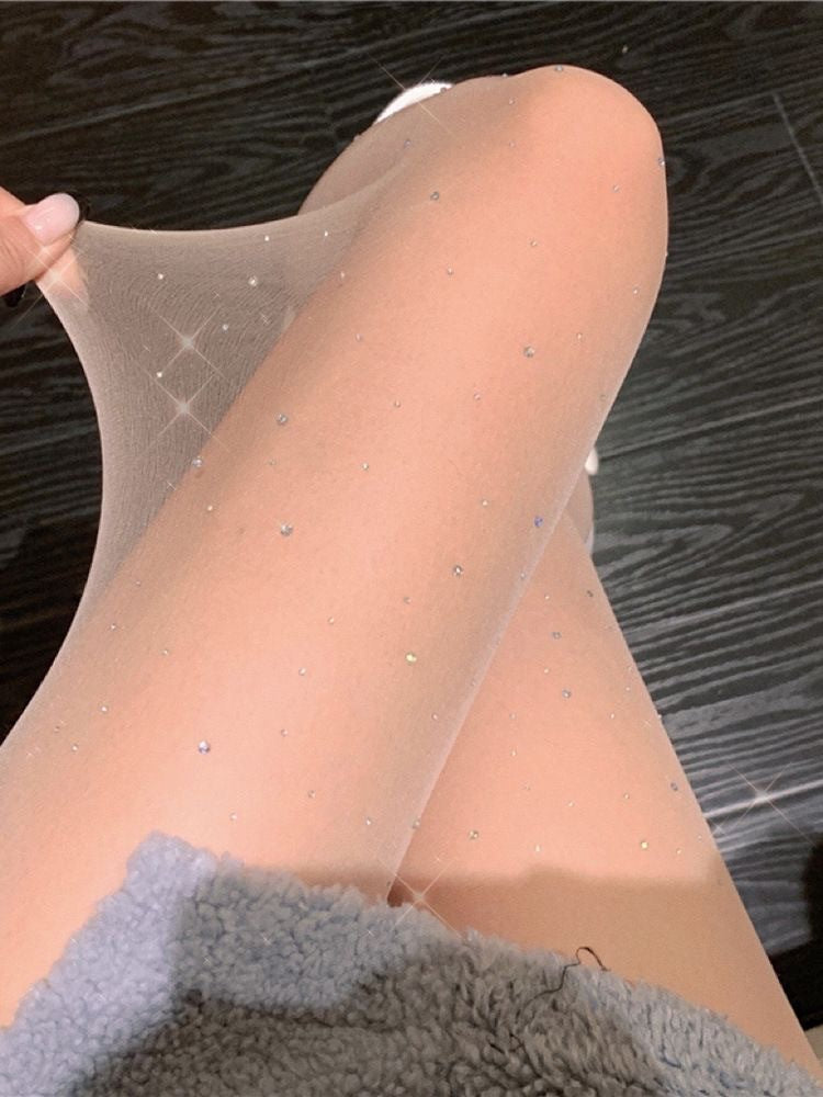 ⑧ Rhinestone Sparkle Tights – Diamond Shimmer Stockings